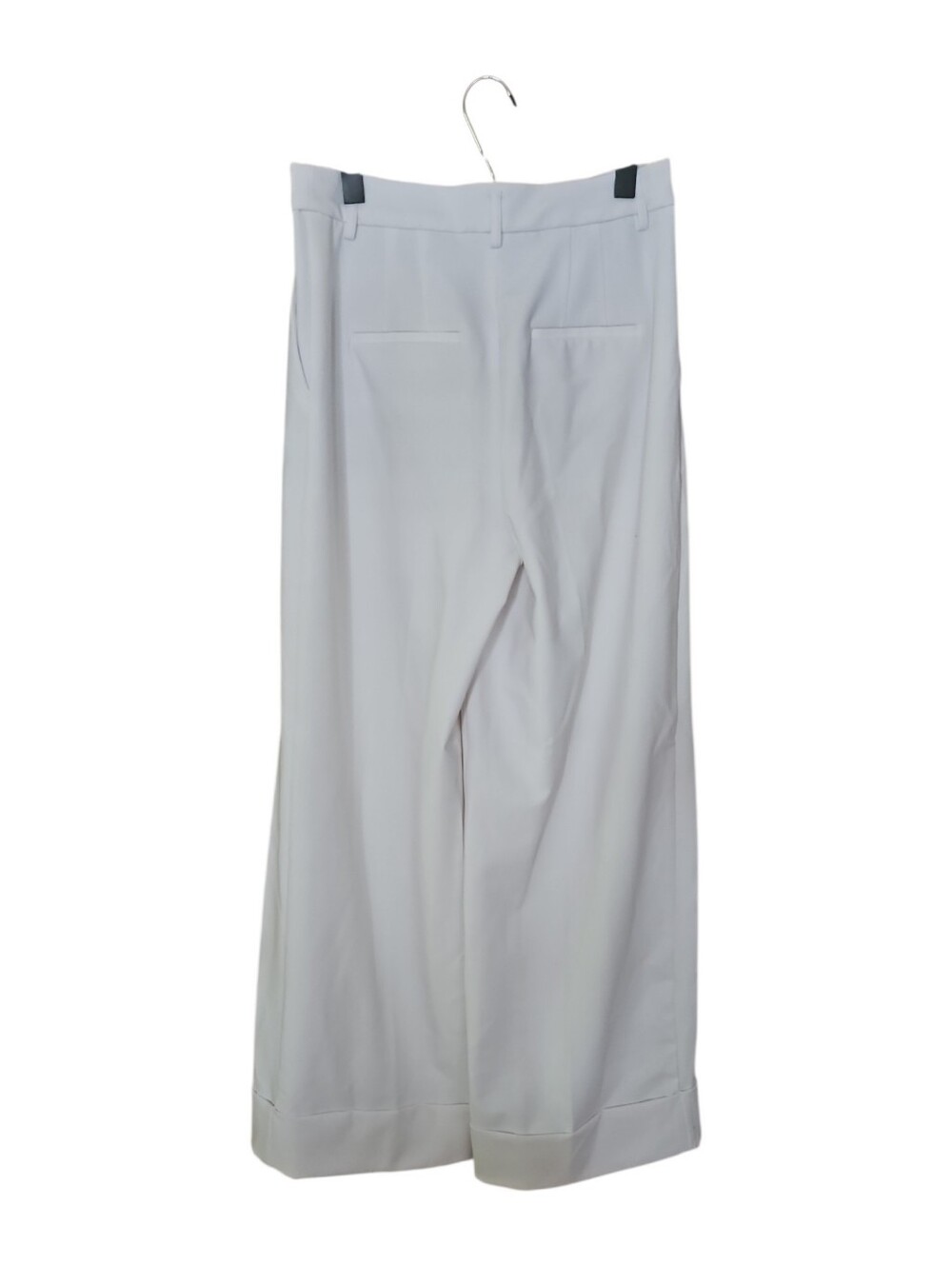 Express White Super High-Waist Wide-Leg Trousers - Picture 6 of 10